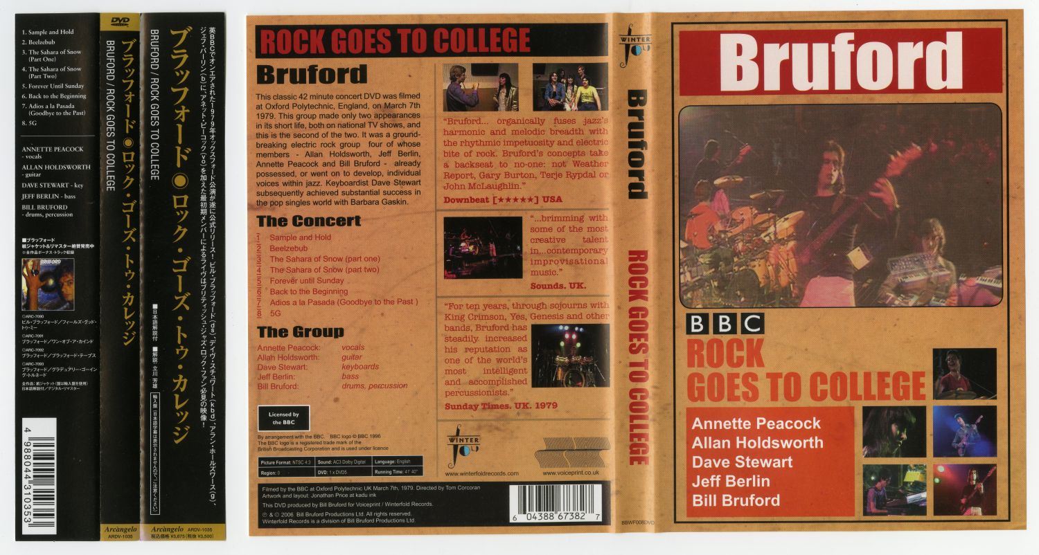 Bruford『ROCK GOES TO COLLEGE』01